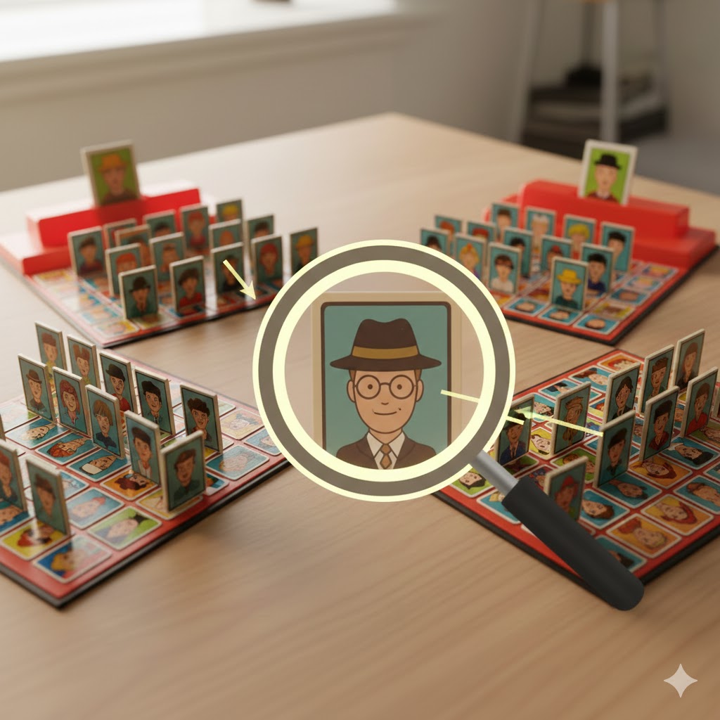 Vem där spel spelbräde