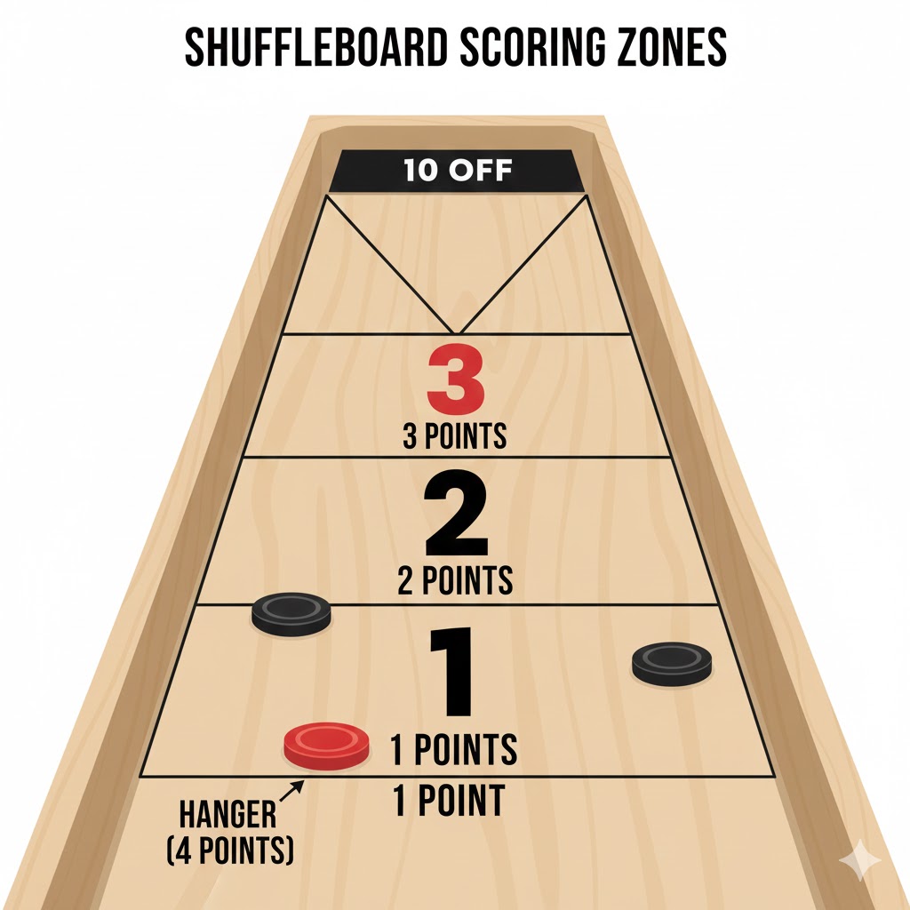 shuffleboard regler
